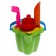Sand set No. 119: bucket 0.6 l, sieve, blade 19 cm, rake, 1 boat small
