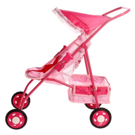 Puppet stroller No. 5, pink/lilac color-1