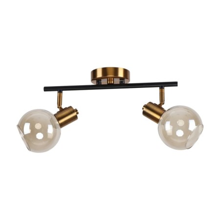 STAST STRODING SUPPLEY 20783/2GD+BK BR, 2x60W, E14, 18x11x39 cm, gold color