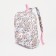 School backpack on lightning from textiles, external pocket, pink color
