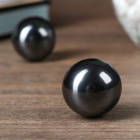 Magnetic balls black set 2 pcs d = 3.5 cm-1