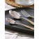 A set of cutlery "Troika", 18 items, thickness 2 mm, artistic painting on nitride-titano coating
