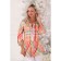 Female blouse, size 48, orange color