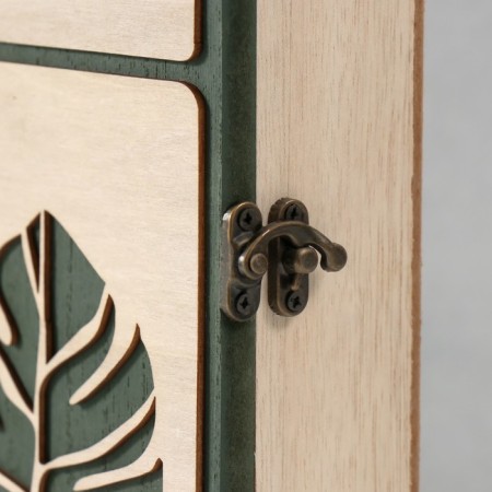 Keywood tree 6 hooks "leaves" 6.2x19.5x25.2 cm-3