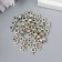 Bale (holder of d/pendant) metal d/creativity "thread" silver g031b939 0.6x0.3 cm