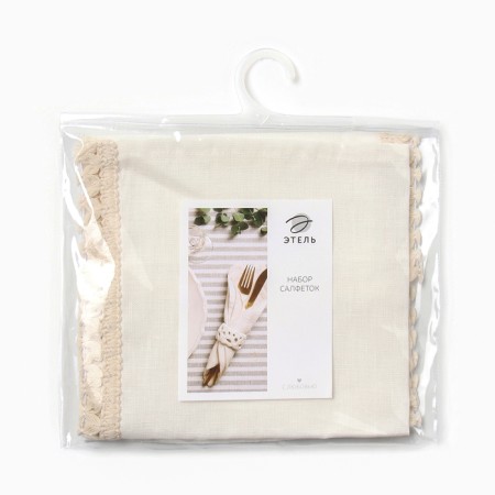 Набор салфеток Этель Linen style 30х40 см,2 шт., 100% лён-6