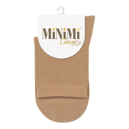 Women's socks mini cotone, size 39-41, color Beige