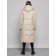 Coat insulated winter female, size 42, light-beige color