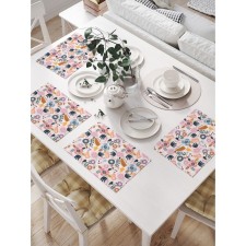 A set of napkins for setting the table 