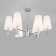 Classical ceiling chandelier Milazzo, 40W, E14, 70x70x46.5 cm