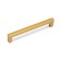 Cappio Square RSC007, aluminum, m/o 128 mm, matte gold.