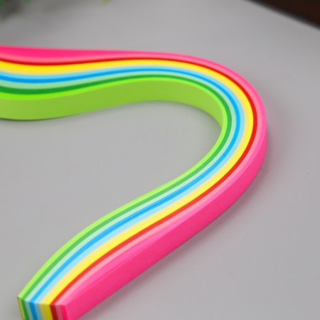 Strips for Quilling "Color" set 160 strips width 0.9 cm long 25 cm mix-1