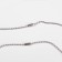 Kulons "Demetrons" heart organ, black color in silver, 45 cm