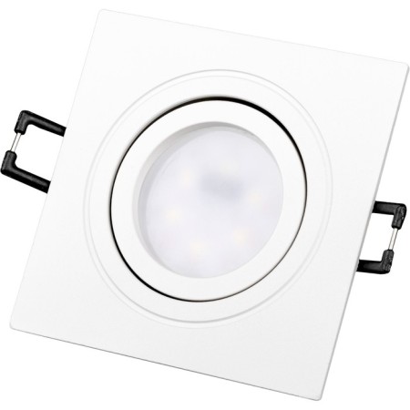Light-K Buildiv-y, artin, square 94x94x25mm hole 75x75mm Gu5.3 Al White 51423 7-14
