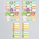 Set of thermobok and stickers for clothing "Bright monsters", 52 pcs