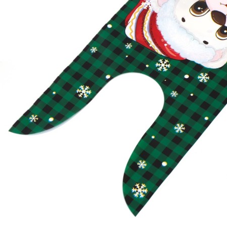 Polyethylene gift package with ears "New Year Mix", 13 x 23 cm-6