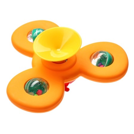 A set of bath toys “Spinners. Butterflies ", 3 pcs, on a suction cup, crush me-6