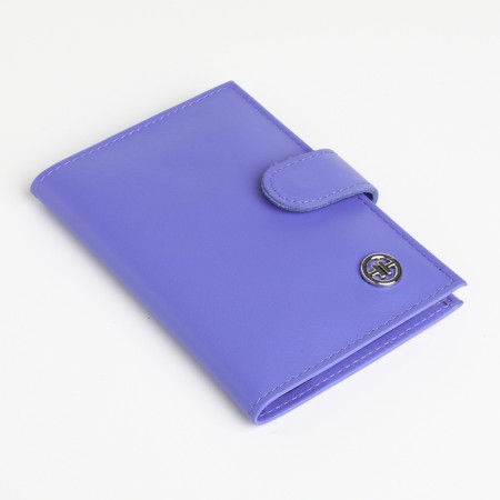 Cover for auto documents on the button, textura, lilac color-2