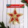 Top "Star" curls, 19x18.5 cm, golden red