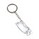 Keychain ruler for keys “be always sure”, 2.2 x 10 cm