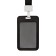 Badge Vertical "Moon", external size - 11 x 7 cm., Inner size - 8.2 x 5.2 cm, tape 42 cm