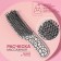 Massage comb, 14.5 × 3 cm, white color