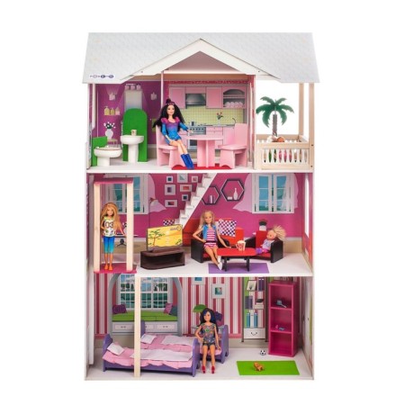Puppet house "Sicily", with furniture-1