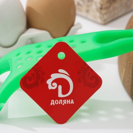 The vegetable cleaning of the peas "peas", two -sided, 17.5 cm, green color-2