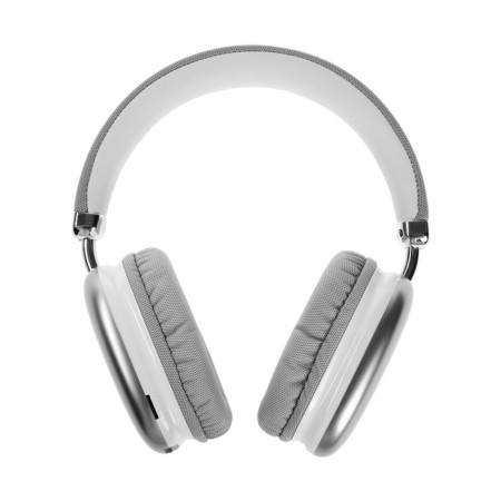 Wireless headphones RX-8 are full-sized, microphone, BT5.3, AUX, 400 Mach, silver-4