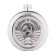 Flaw for alcohol and water "USSR", stainless steel, round, gift, 150 ml