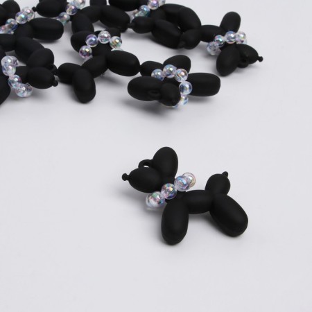 Suspension "Dog" tender, set 10 pcs., Black and white color