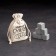 Ships for whiskey in the bag "Purely remove stress", natural steat, 6 pcs