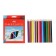 Pencils 24 colors Faber-Castell Eco three-sided with a grinder, cardboard box