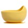 Set for feeding, food silicon, yellow color