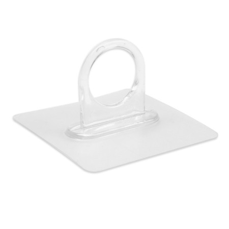Holder with an adhesive surface of the tundra, d = 25 mm, 68x68 mm, transparent-13