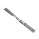 Watch strap, 20 mm, L-17.2 cm, spinks in the kit, silver