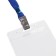 Badge vertical 62 x 91 mm, erichkrause transparent case, textile tape, mix color