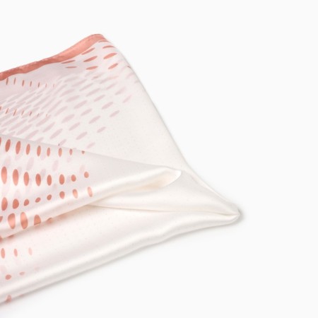 Women's scarf minku rr 70*70 cm, col. coral-1