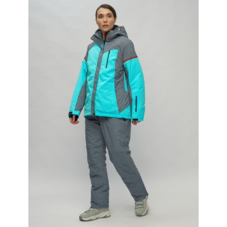 Ski suit, size 58, turquoise color-1