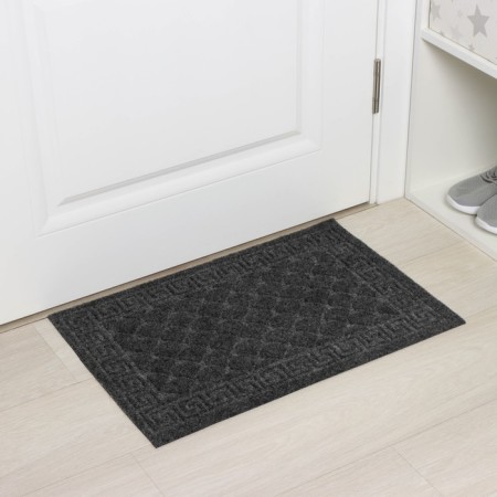 Walker -tiping rug "scales", 40 × 60 cm, gray color-1