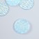Decor for creativity Plastic "Rain" holography pearl set 6 pcs 2.5x2.5 cm