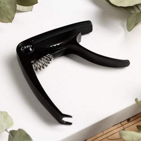 Capodastr for guitar, black-1