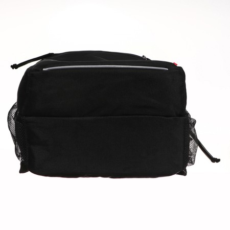 Youth backpack 39 x 26 x 19 cm, Grizzly, ergonomic back, laptop department, black/red-6