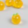 Decor for the work of acrylic "Fruit" set 6 pcs yellow 1.5x1.5x1.6 cm