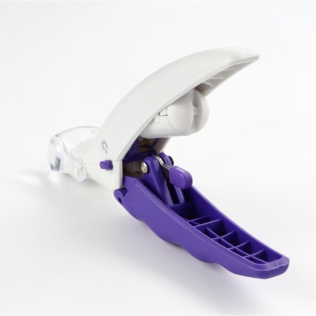 Clawers for animals, with LED flashlight and container for claws, batteries, white-violets.-5