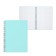 Notebook A5, 80 sheets in the cage on the crest Erichkrause "Pastel Mint", plastic cover, embossing "sand", block offset, white 100%, mint