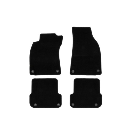 Rugs in the ECONOM salon for Audi A6 automatic transmission 2004-2008, 2008-2011, sedan, 4 pcs., Textile