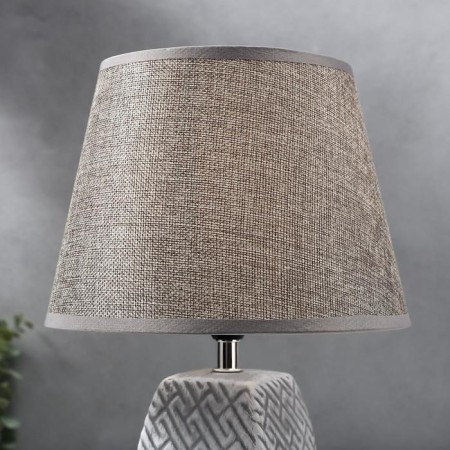 Table lamp 16444/1GR E14 40W gray 22x22x34 cm Risalux-3