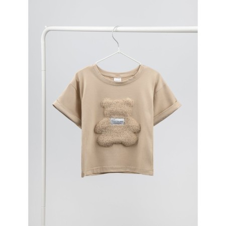 T -shirt Children's Amarobaby Bear, height 116 cm, beige color-9