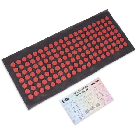 Iplikator-river, the basis of Spanbond, 140 modules, 28 × 64 cm, dark gray/red color-1